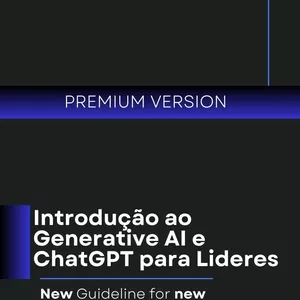 Imagem de capa para o Ebook Generative e ChatGPT para Lideres: Versão Premium 
