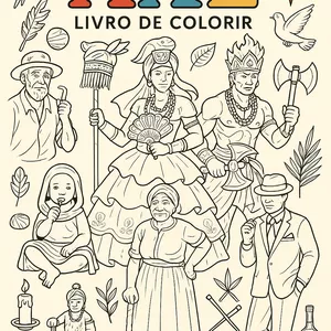 Imagem de capa para o Ebook Axé , caderno de desenho