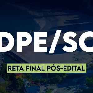 Imagem de capa para o Curso online RETA FINAL DPE/SC (PÓS-EDITAL)