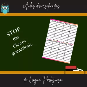 Imagem de capa para o Ebook STOP das Classe Gramaticais.