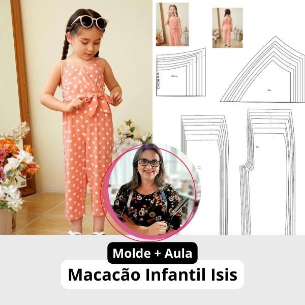 Macacão Infantil Isis - Édina Córdova