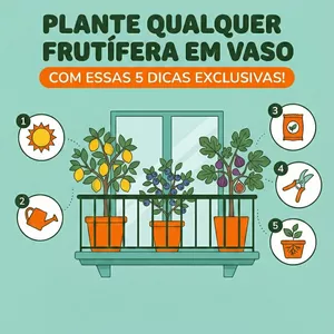 Imagem de capa para o Ebook Plante Qualquer Frutífera em Vaso: 5 Dicas Exclusivas