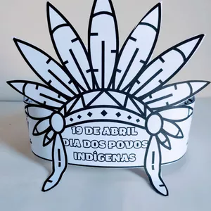 Imagem de capa para o Ebook Cocar indígena