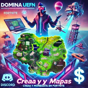 Imagen de portada para Curso online 🗺️CURSO FORTNITE MAPAS 1 A 1🎮