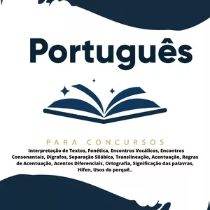 Imagem de capa para o Ebook Apostila de Língua Portuguesa volume 2