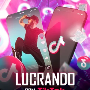 Imagem de capa para o Ebook TIKTOK LUCRATIVO