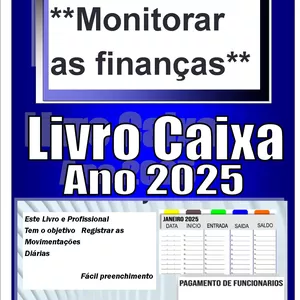 Imagem de capa para o Ebook LIVRO CAIXA MANUAL 
