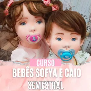 Imagem de capa para o Curso online Bebês Sofya e Caio - Plano Semestral (acesso por 6 meses)