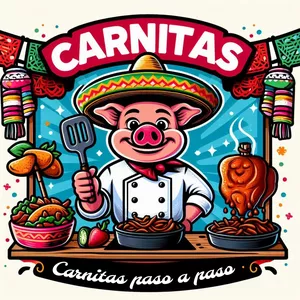 Imagen de portada para Ebook Cómo hacer carnitas paso a paso 