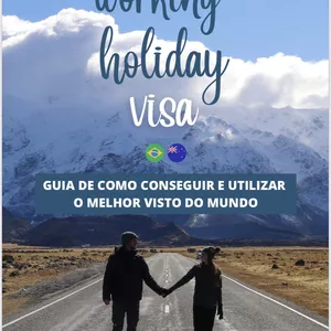 Imagem de capa para o Ebook WORKING HOLIDAY VISA NOVA ZELÂNDIA - O GUIA COMPLETO