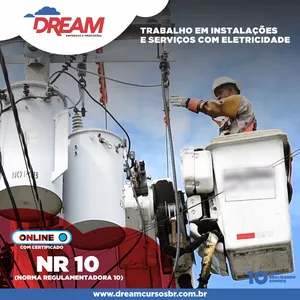 Imagem de NR 10 BASICO criado por Dream Cursos Profissionalizantes na hotmart