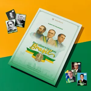 Imagem de capa para o Ebook ÁLBUM DE FIGURINHAS -  PRESIDENTES DO BRASIL