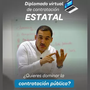 Imagen de portada para Curso online "Diplomado - Contratación estatal"