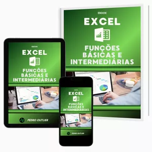 Imagem de capa para o Ebook Conhecendo o Excel - Funções Básicas e Intermediárias 