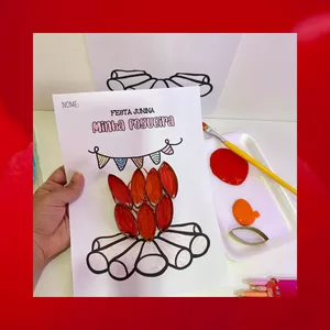 Imagem de capa para o Ebook MINHA FOGUEIRA ( FESTA JUNINA)