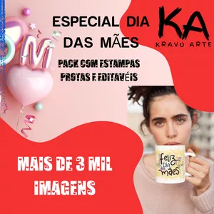 Imagem de capa para o Ebook ACERVO - DIA DAS MÃES - MAIS DE 3 MIL ESTAMPAS