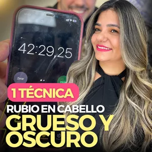 Imagen de portada para Curso online 1 Técnica Express Rubia en Cabello Grueso y Abundante