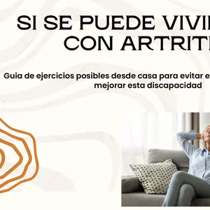Imagen de portada para Ebook Guía de ejercicios para evitar el empeoramiento de la artritis posibles desde casa 