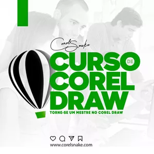 Imagem de capa para o Curso online CORELDRAW // MENSAL 