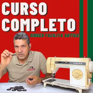 Imagem de capa para o Curso online CURSO COMPLETO DE CONSERTO E MANUTENÇÃO SINGER FACILITA (ANTIGA BASE DE FERRO)