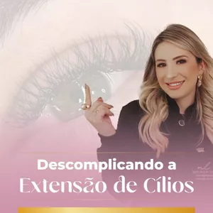 Imagem de capa para o Ebook E-book Apostila Extensão de Cílios COMPLETA + bônus