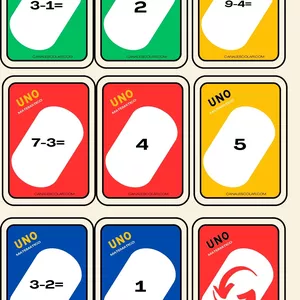 Imagem de capa para o Ebook "Uno Matemático Adição: Desafie sua Mente com Números!"