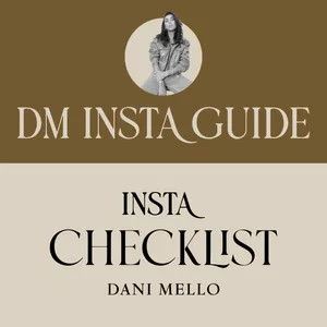 Imagem de capa para o Ebook COMBO 2025: CHECK LIST + INSTA GUIDE. Tudo que você precisa pra conquistar uma marca sólida e faturar na internet.