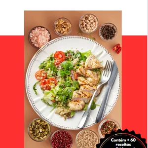 Imagem de capa para o Ebook receitas para emagrecer e secar rapido