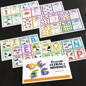 Imagem de capa para o Ebook TRAÇADO LETRAS E NÚMEROS