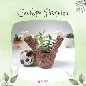 Imagem de capa para o Ebook Ebook - Cachepô Preguiça