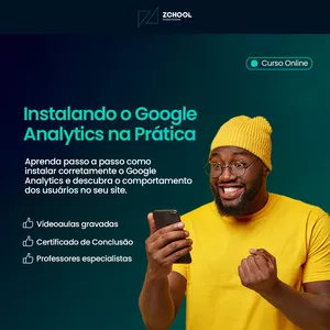 Imagem de capa para o Curso online Instalando o Google Analytics na Prática