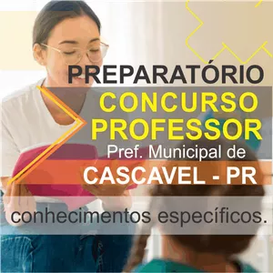 Imagem de capa para o Curso online Preparatório Concurso Professores Cascavel