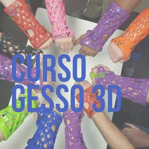 Imagem de capa para o Curso online Curso Gesso Ortopédico 3D