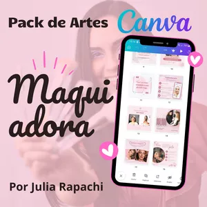 Imagem de capa para o Curso online Pack artes Maquiadora