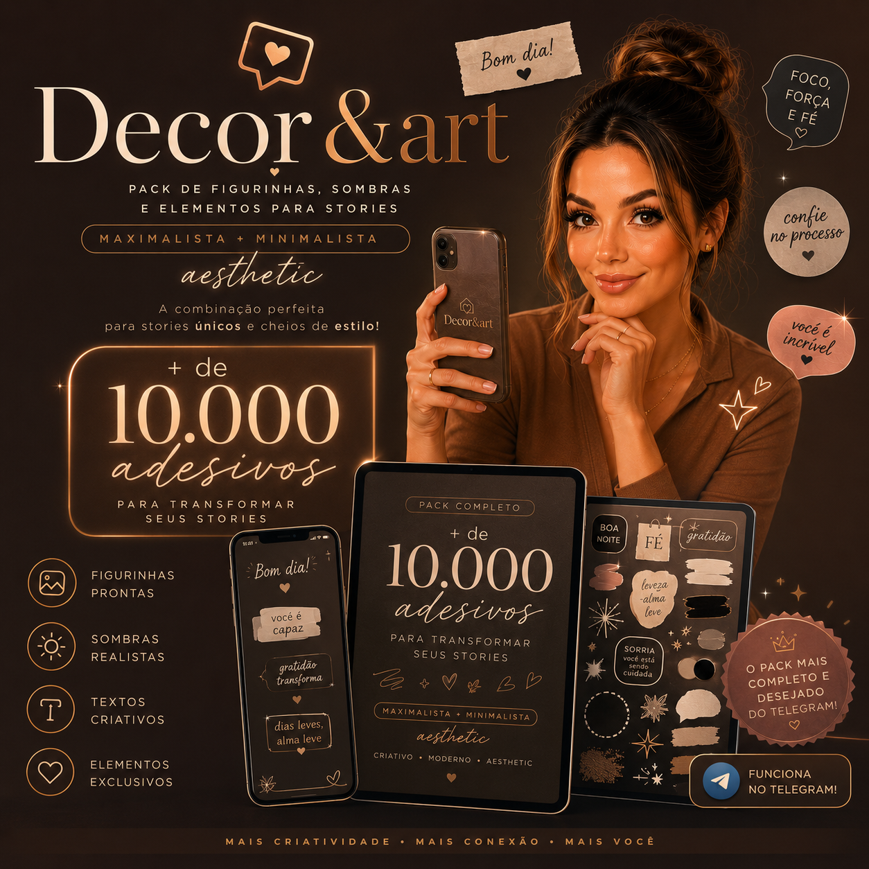 Imagem do curso Decor&art Pack de Adesivos e Sombras