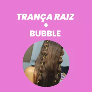Imagem de capa para o Curso online Trança Raiz + Bubble