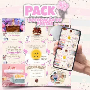 Imagem de capa para o Curso online Pack Decoração De Festa