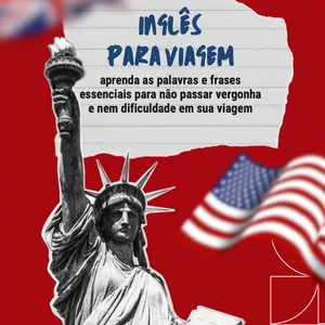 Imagem de capa para o Ebook Inglês para Viagem: Aprenda as palavras e frases essenciais para não passar vergonha e nem dificuldade em sua viagem