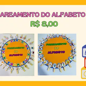 Imagem de capa para o Ebook 🎉 Pareamento do Alfabeto 🎉