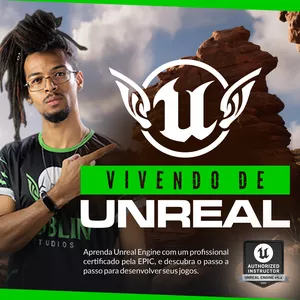 Imagem de capa para o Curso online Vivendo de Unreal