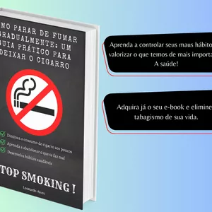 Imagem de capa para o Ebook COMO PARAR DE FUMAR GRADUALMENTE: Um guia prático para deixar o cigarro