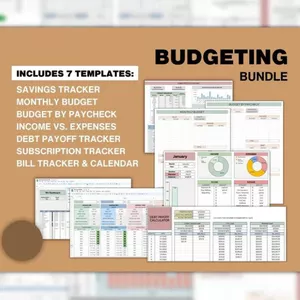 Cover image for Ebook Budgeting Bundle | Google Sheets