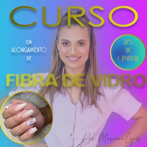 Imagem de capa para o Curso online Alongamento em Fibra de Vidro Método Mariane Lopes