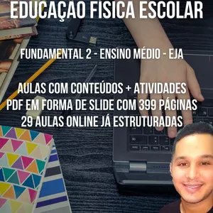 Imagem principal do produto SLIDES DE EDUCAÇÃO FÍSICA ESCOLAR