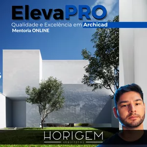 Imagem de capa para o Curso online ElevaPRO- Dominando o Archicad