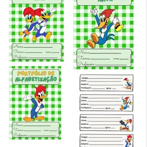 Imagem de capa para o Ebook CAPA PARA CADERNO E ETIQUETA ( PICA -PAU)