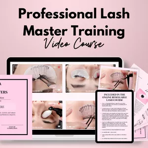 Cover image for Online course Professional Lash Master Training Video Course