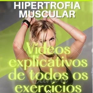 Imagem de capa para o Ebook Planilha de treinamento feminino "hipertrofia