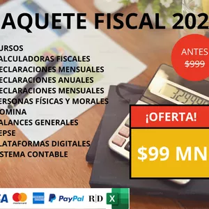 Imagen de portada para Ebook PAQUETERIA FISCAL, CONTABLE 2024
