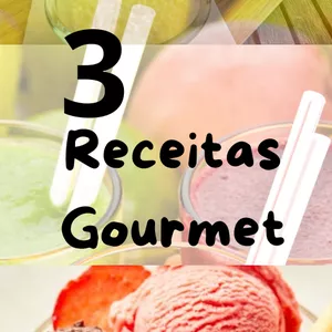 Imagem de capa para o Ebook 3 Receitas Gourmet 